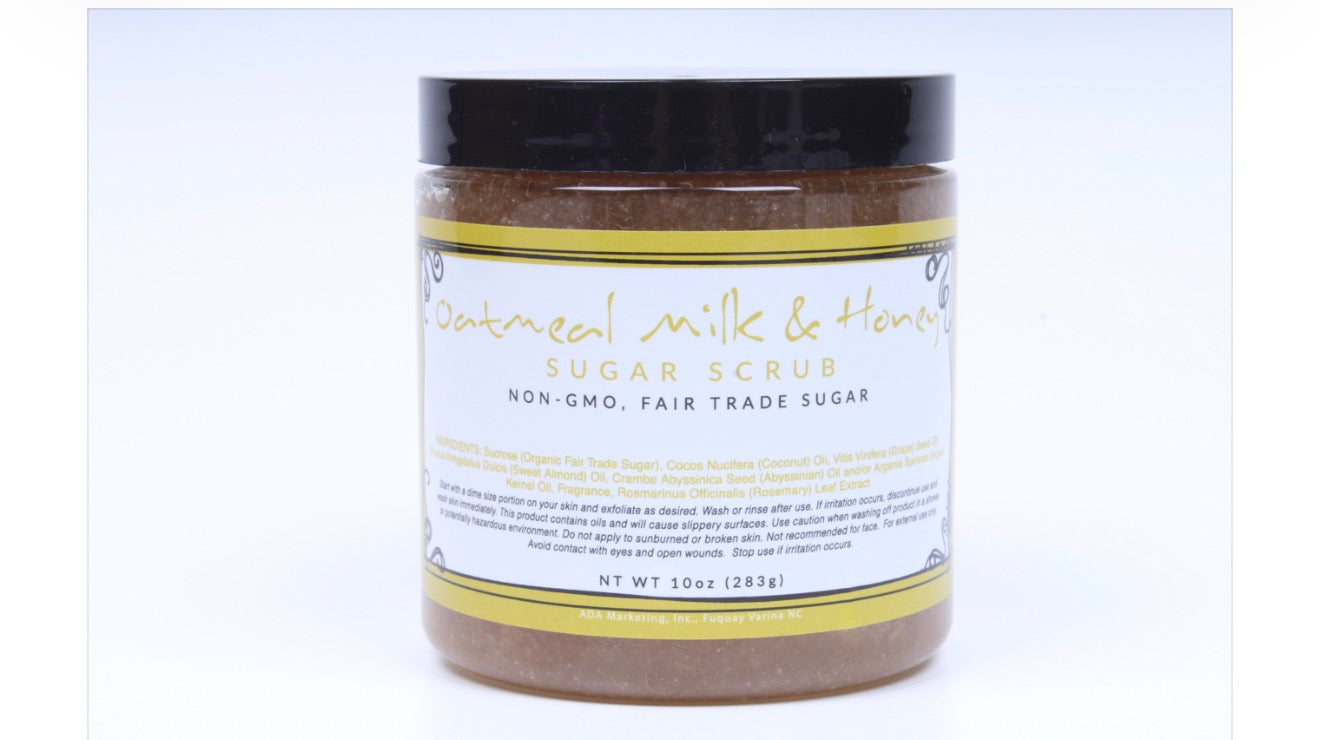 Oatmeal and Honey Sugar Scrub