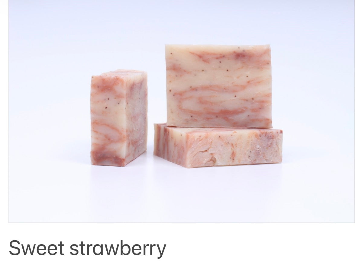 Organic Sweet Strawberry Soap
