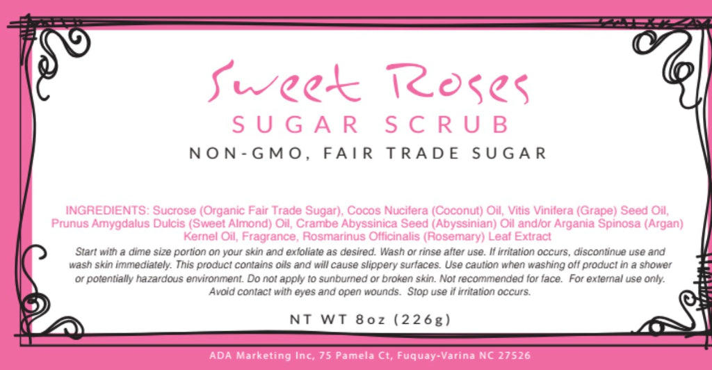 Sweet Roses Sugar Scrub