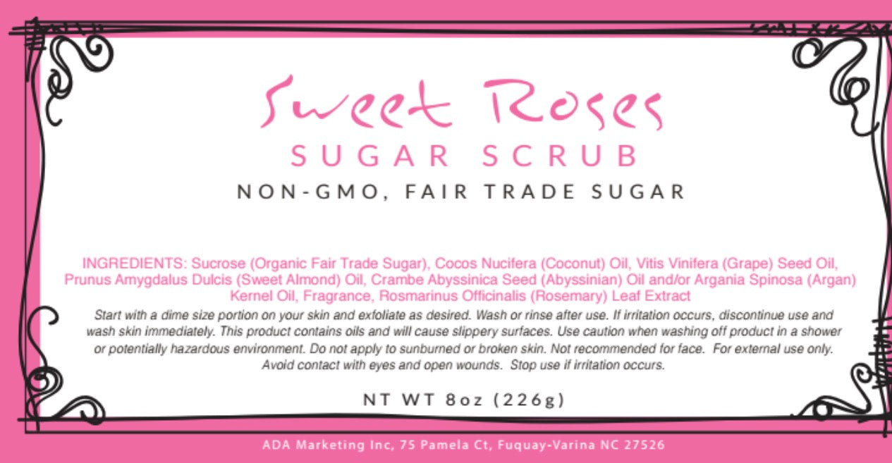 Sweet Roses Sugar Scrub